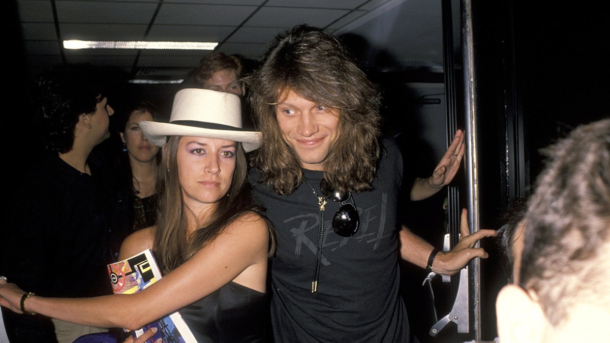 Jon Bon Jovi shares high school love note from wife of 35 years