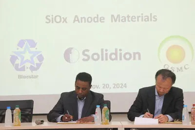 Solidion Technology Partners with Taiwan based Giga Solar to develop U.S. battery market