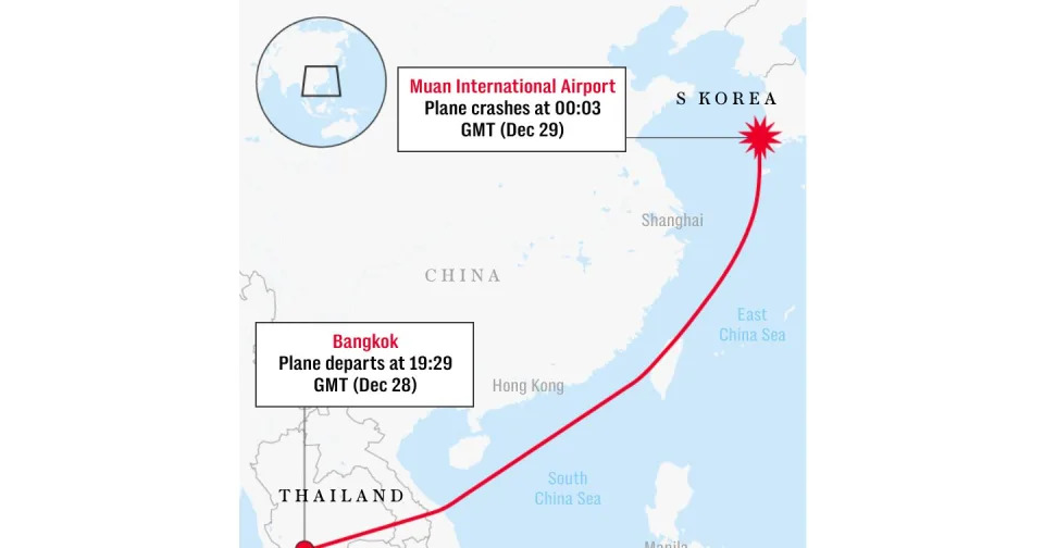 More than £6bn wiped off Boeing in wake of South Korean crash